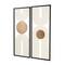 Modern Layered Arch & Gold Circle Wall Décor Set
